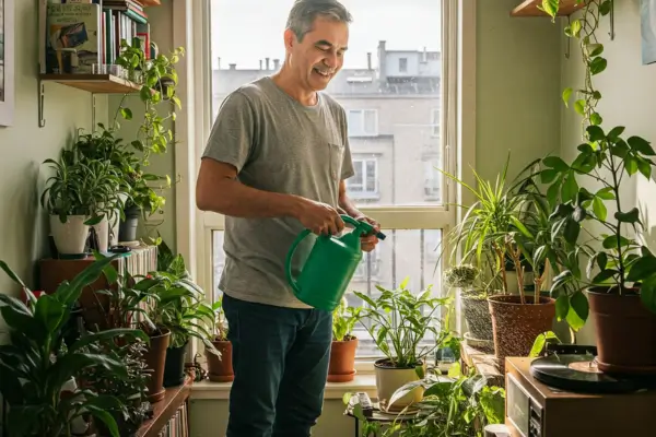 Rega e cuidados para plantas saudáveis em espaços pequenos