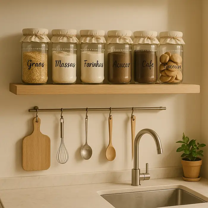 Porta mantimentos personalizado w